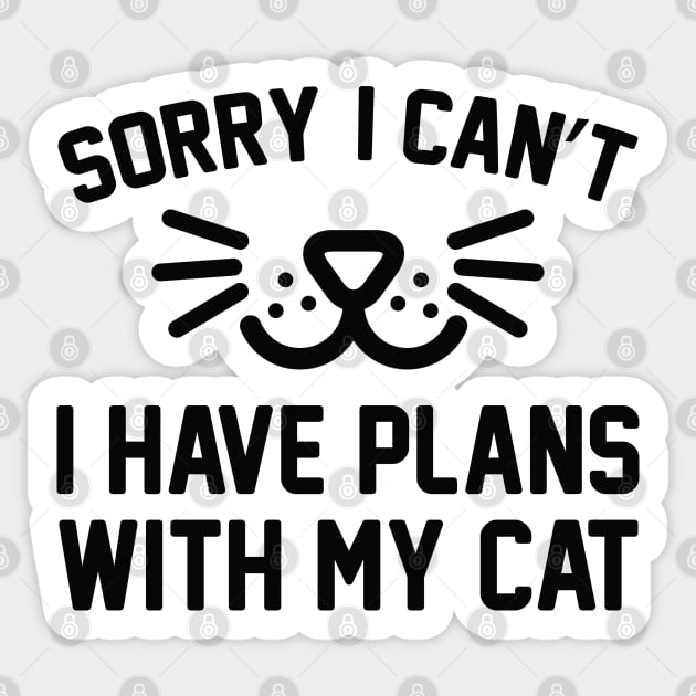 Sorry I Can't Sticker by VectorPlanet